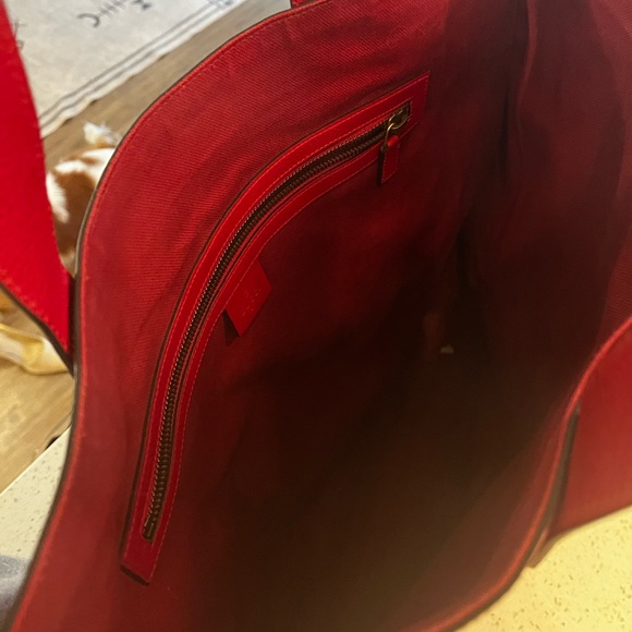 Gucci Red and Blue Sylvie Web Tote Bag - Picture 9 of 9